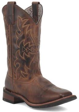 Wide Width Women's Anita Boot by Laredo in Tan (Size 7 1/2 W)
