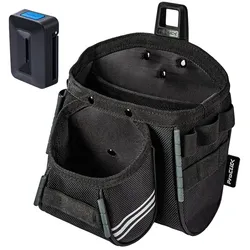 ProClick Werkzeugtasche Tool Pouch L36 BSS Schwarz / anthrazitgrau + Holder