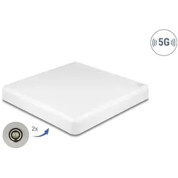 Delock 5G LTE MIMO Antenne 2 x N Buchse 2,7 - 9,0 dBi direkt (5G), Netzwerkantenne