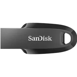 Sandisk Ultra Curve Flash Drive, 128GB, USB 3.2 (128 GB, USB-A), USB Stick, Schwarz