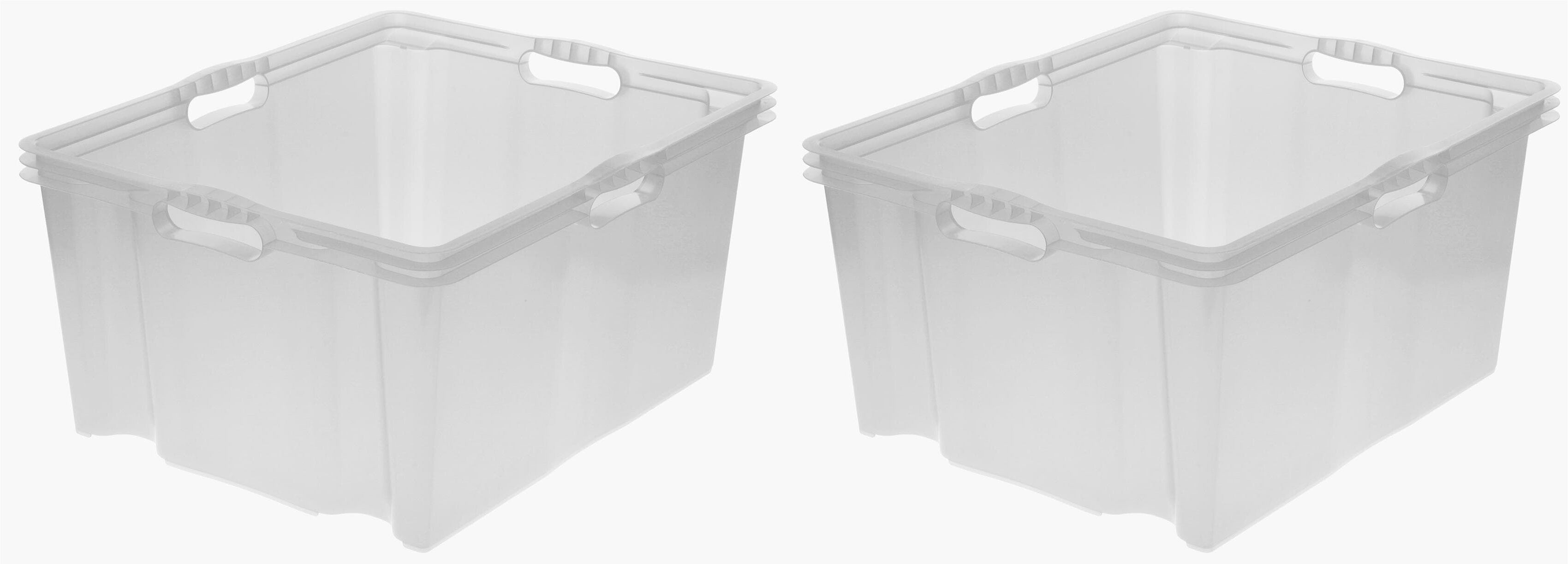 Organizer KEEEPER "franz", transparent, B:43cm H:26cm T:52cm, Kunststoff, Aufbewahrungsboxen, Organizer, Aufbewahrungsboxen xxl, hochwertiger Kunststoff, 44 L transparent Einheitsgröße