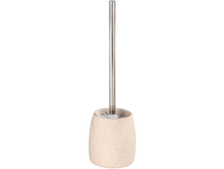 WC-Garnitur WENKO Goa , beige, Ø:8cm, Polyresin (Kunststein), Reinigungsbürsten, WC-Garnitur