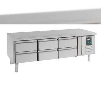 CombiSteel Kühltisch 650 Hoch 6 Schubladen