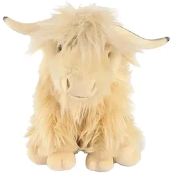 Living Nature Hochland Kuh Weiss mit Sound (30 cm)