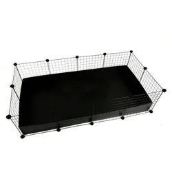 C&C Modular cage 4x2 145 x 75 cm black, Gehege