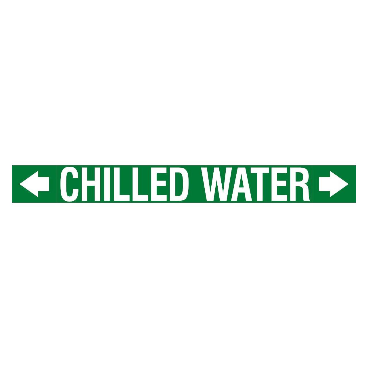 Brady ASME - Rohrmarkierer - Chilled Water (ASMEPM-100X920MM-CHILLED WATER)