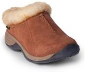 Women's Snowbird Ii Flats And Slip Ons by Old Friend Footwear in Chestnut (Size 7 M)