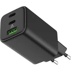 Alkaya NEXUS-Laderät mit GaN-Technologie 65W schwarz (65 W, 3 Ports), USB Ladegerät, Schwarz