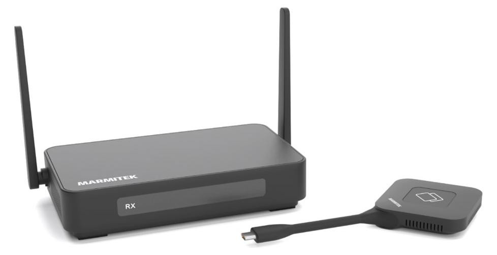 Marmitek Stream 4K Pro Draadloos 4K HDMI Presentatiesysteem en Conferentieloopring