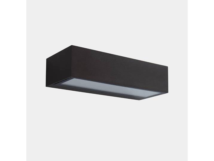 LEDS-C4 LED Außenwandleuchte Nemesis, braun / rost, Aluminium, Modern, Wandlampe