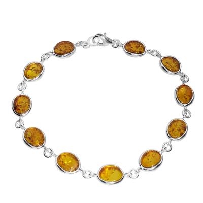 Armband OSTSEE-SCHMUCK "Ostsee-Schmuck Armband Classic 8 x 6 mm Armband Classic 8 x 6 mm", silber, Armbänder, Damen, 19cm, Silber 925 (Sterlingsilber), Armband