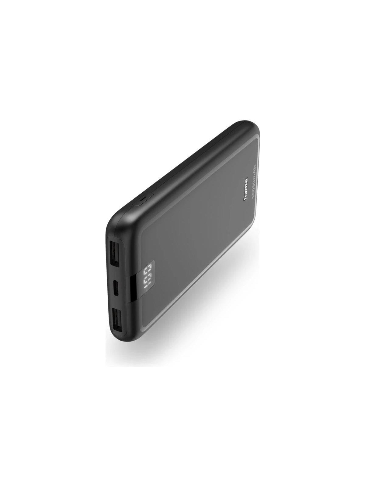 Hama Performance 10 Power Pack 10000 mAh 3 Outputs: USB-C 2x USB-A Anthracite - 10000 mAh