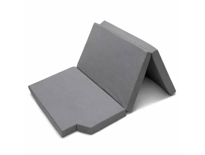 GoldenGroup Auto Matratze 200cm x 110cm - Passend für Mercedes Marco Polo - Faltbare - Camping Matratze - Auto Camping Zubehör - Klappmatratze Baumwolle-Grau 8cm - Visco
