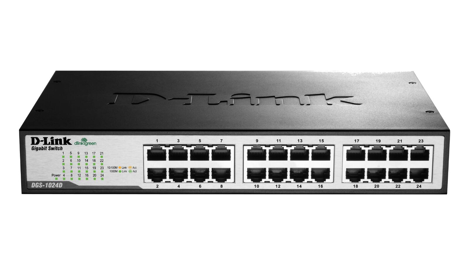 D-Link DGS-1024D/E, 24-Port Unmanaged Layer2 Gigabit Switch