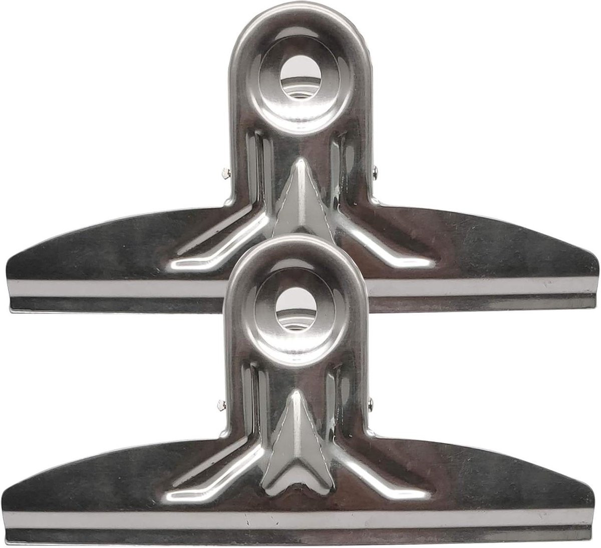 Bulldog Clips Scharnier Clips Bindmiddelclips Zilver Roestvrij Staal 152 mm