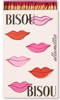 Paddywax Large Rectangle Matches Bisou Bisou fósforos 120 un.. Large Rectangle Matches Bisou Bisou