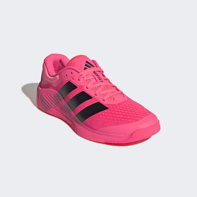 Trainingsschuh ADIDAS PERFORMANCE "DROPSET 4", Herren, Gr. 42,5, solar turbo, core schwarz, solar turbo, Synthetik, Textil, Schuhe, für besseren Halt beim Gewichtstraining