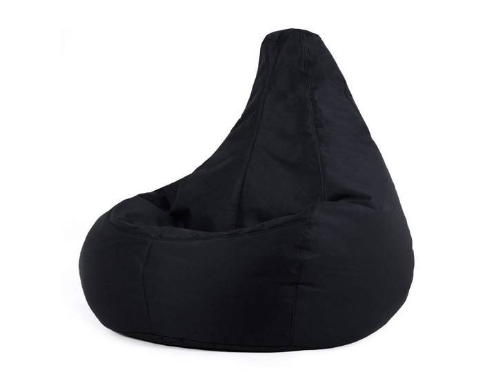 icon Sitzsack Gaming Stuhl für Indoor und Outdoor, Schwarz, Kunststoff, 90x73x84 cm, Gartenmöbel, Gartensessel, Outdoor-Sitzsäcke