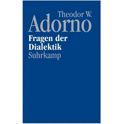 Nachgelassene Schriften. Abteilung IV: Vorlesungen, Fachbücher von Theodor W. Adorno