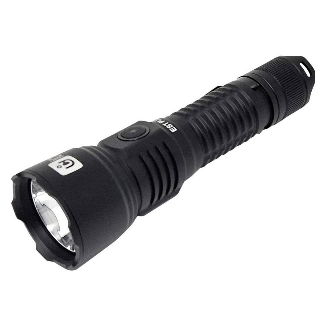 ICUserver ICU Luminator LED Taschenlampe Grosse Reichweite, IP68 (wasserdicht), mit USB-Sch (14 cm, 1600 lm) (CFLASH)