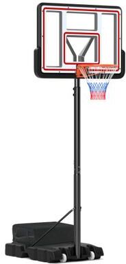 Costway Portable Basketball Hoop Adjustable Basketball Goal System
