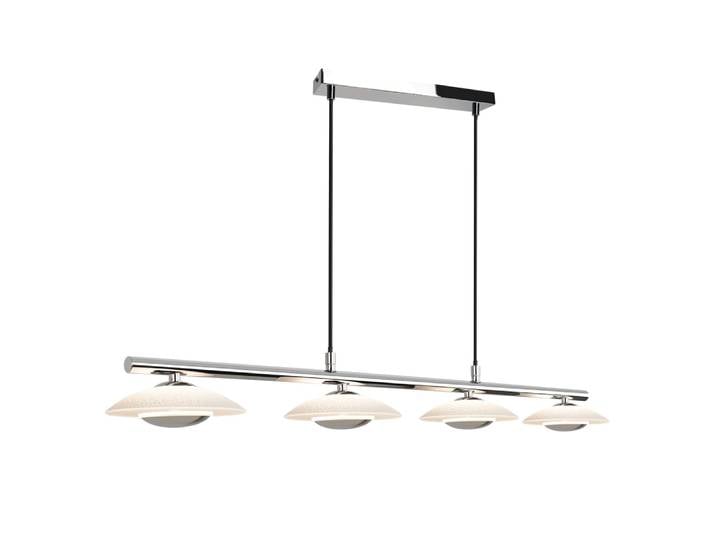 Suspension en fer gris 94x16x134cm led