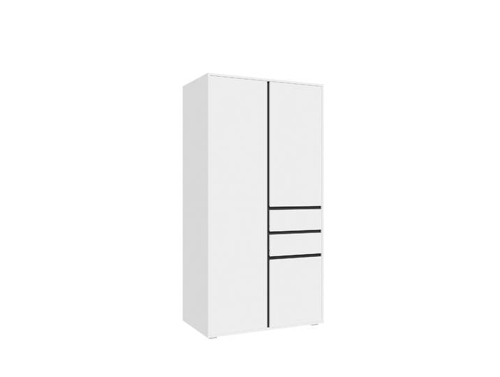 Tchibo - xonox Kleiderschrank »Mora« - 100x56x194cm - silber -