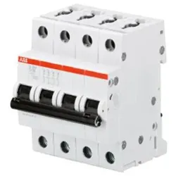 ABB, Schutzschalter, Automatsikring D 16A, 4 polet D-karakteristik 6kA kortslutningsbrydeevne 230/400V AC, 72 mm bred