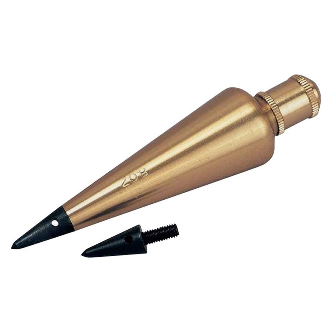 Stanley Senklot Messing, mit Ersatzspitze 225g (0-47-973)