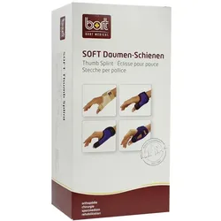 BORT Soft Daumenschiene lang L blau 1 St