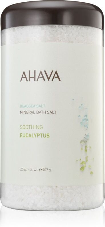 AHAVA Dead Sea Salt Soothing Eucalyptus Dead Sea mineral salt for bathing 907 g