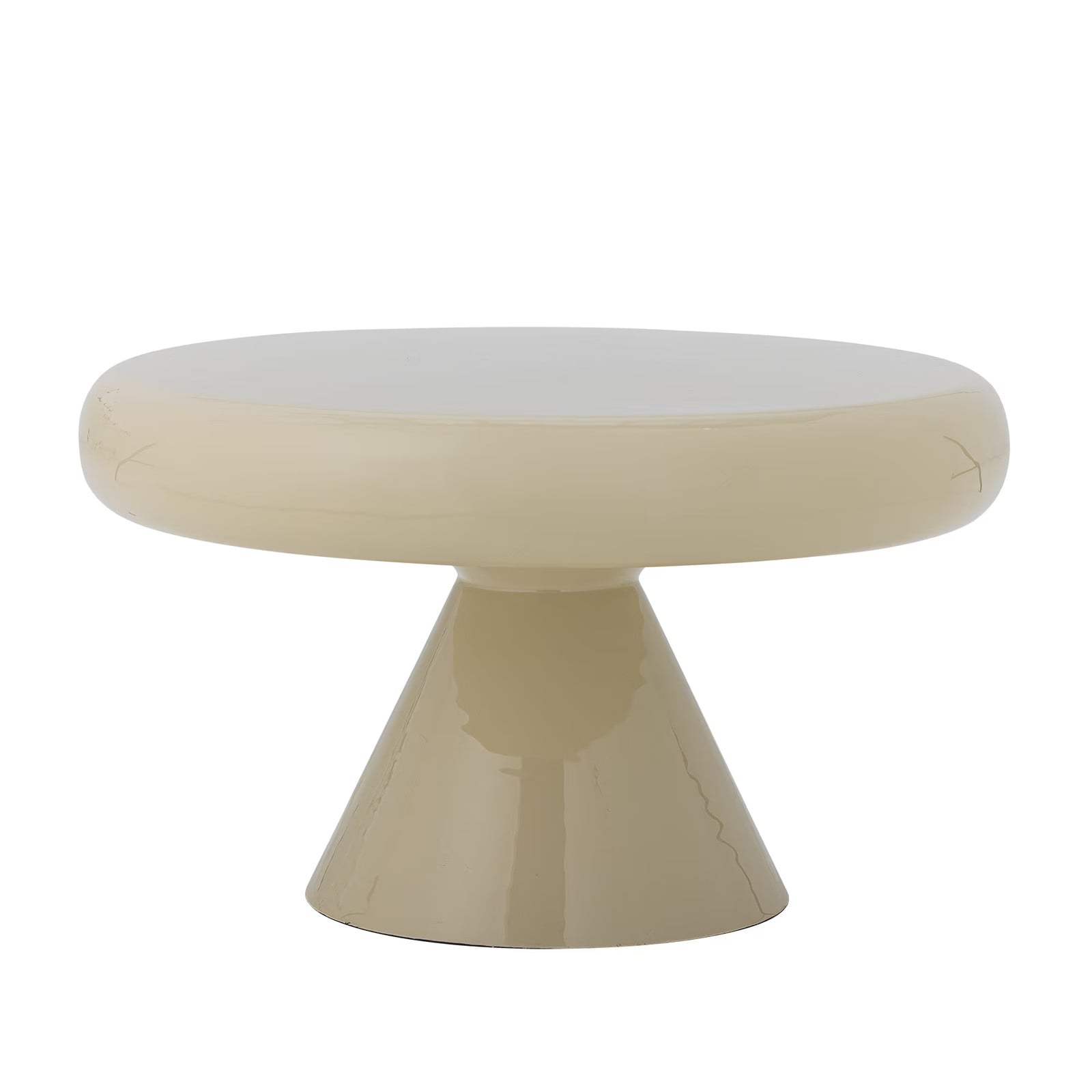 Bloomingville Ronde Salontafel Ricko Beige B: 60 cm, H: 35 cm