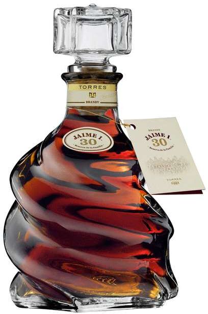 Torres Jaime I Brandy de España 70cl - Graduación 38% - Aroma y sabor excepcionales