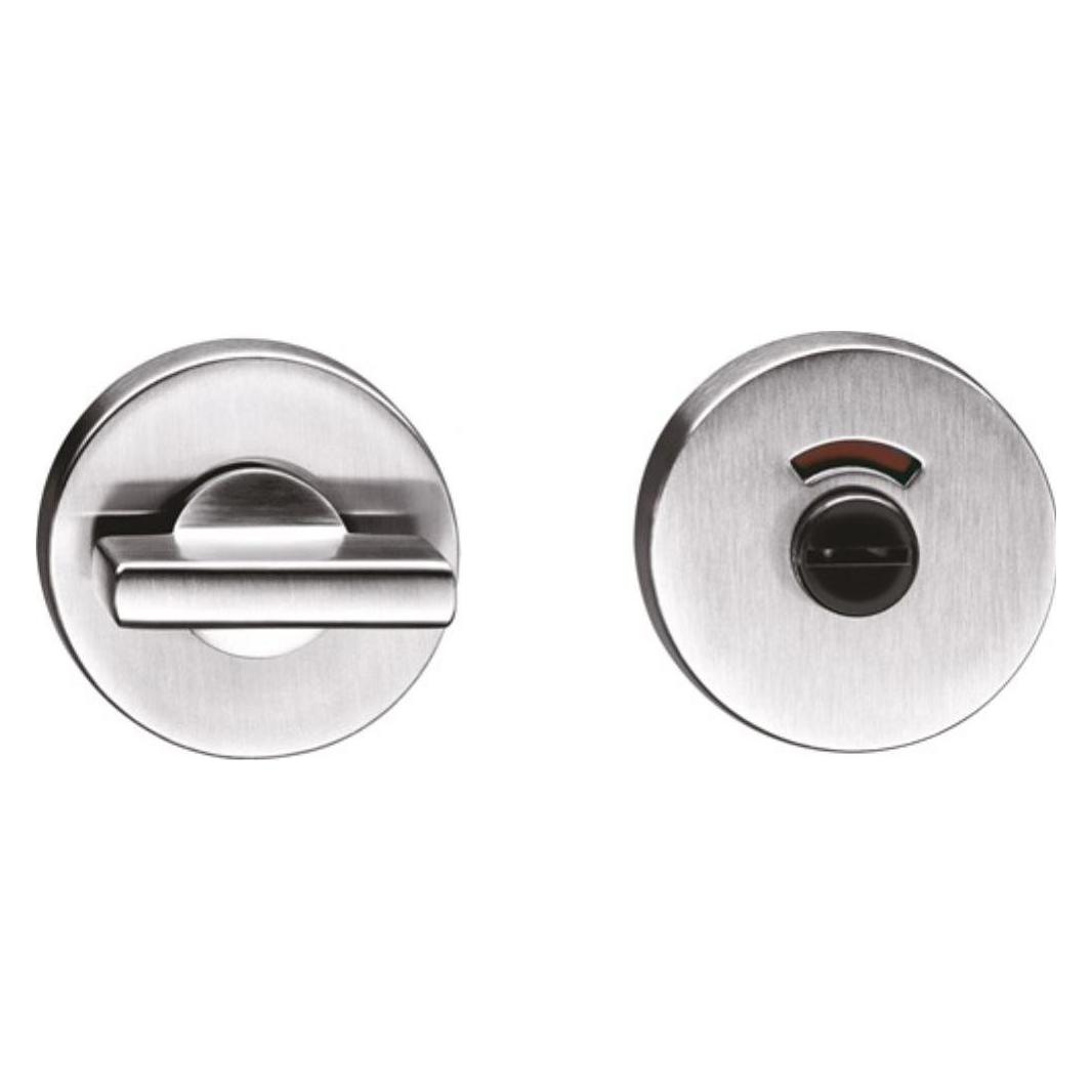 Ogro Schlüsselrosette 7122 WC AL Aluminium F1 Schildstärke 9 mm WC rund (Türgriff) (90055000369)