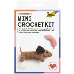 folia Mini-Häkelset »Dackel«
