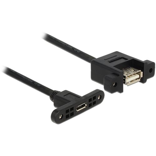DeLOCK Kabel USB 2.0 Micro B Buchse zum Einbau