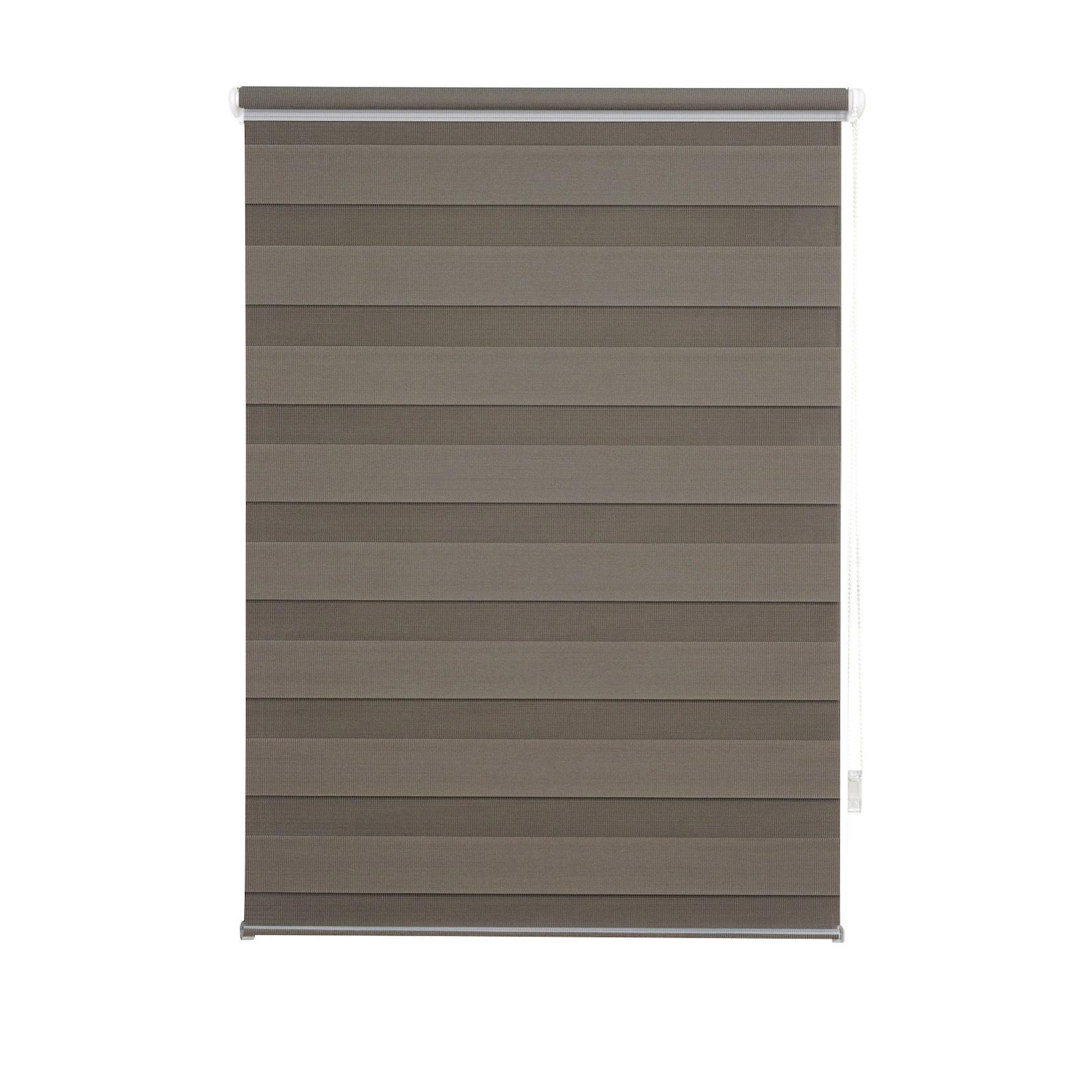 Ondeco Doppelrollo Just Klemmfix Seitenzugrollo Blickdicht Klemmfix Farbe: Braun, Größe: 120x160 cm