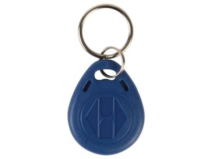 EtiamPro RFID proximity-sleutelhanger, 125 kHz, compatibel met EM- en Wiegand kaartlezers, ideaal voor toegangscontrolesystemen, compact en duurzaam ontwerp, geschikt voor HAA2866N en HAA2890