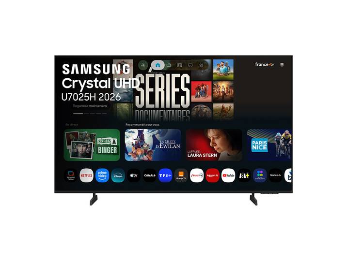 TV Crystal UHD 55'' U7025H 2026, 4K, Smart TV
