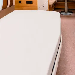 Spannbettlaken Molton für französische Betten weiß 142x195 cm