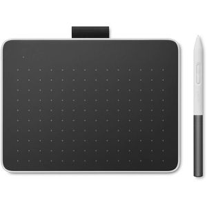Wacom Grafiktablett One S, für Windows & macOS, 7 Zoll Zeichenfläche, mit Bluetooth & USB-C, passiver Stift