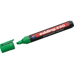Permanentmarker edding 330 grün Packung mit 10 Stück