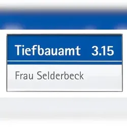 RIO Türschild 75, Format: 74,75x149,5 mm