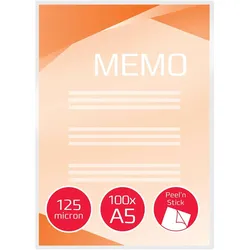 GBC, Laminierfolie, Laminierfolie (A5, 100 Stk., 125 μm)