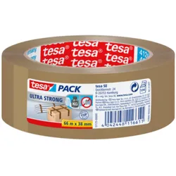 tesa, Klebeband, tesapack PVC/NR 66m:30mm braun (30 mm)