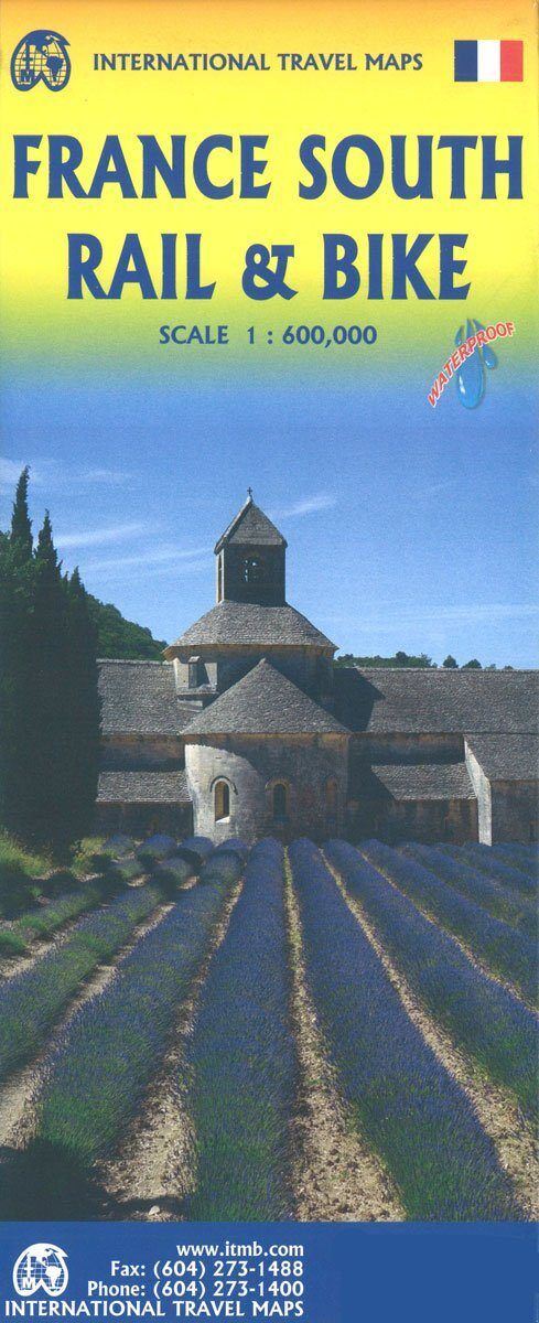 Carte de voyage - France Sud (vélo et chemins de fer)   ITM