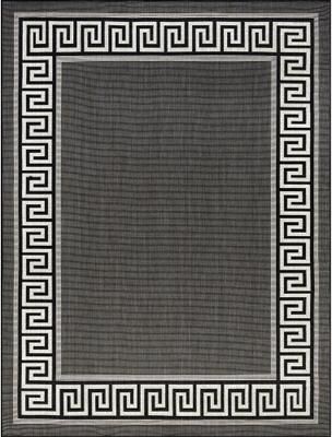 Alise Rugs Exo Coastal Border Indoor/Outdoor Area Rug