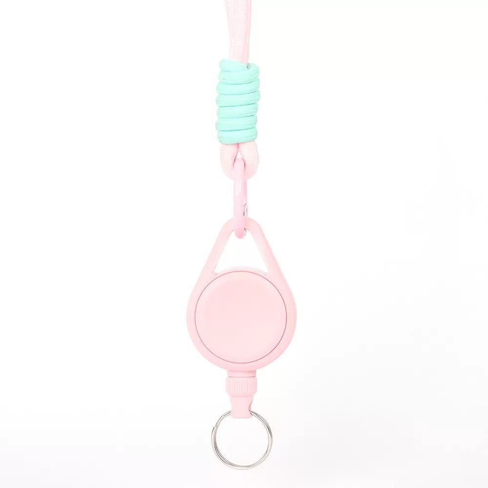 INF Porte-clés rétractable Rose