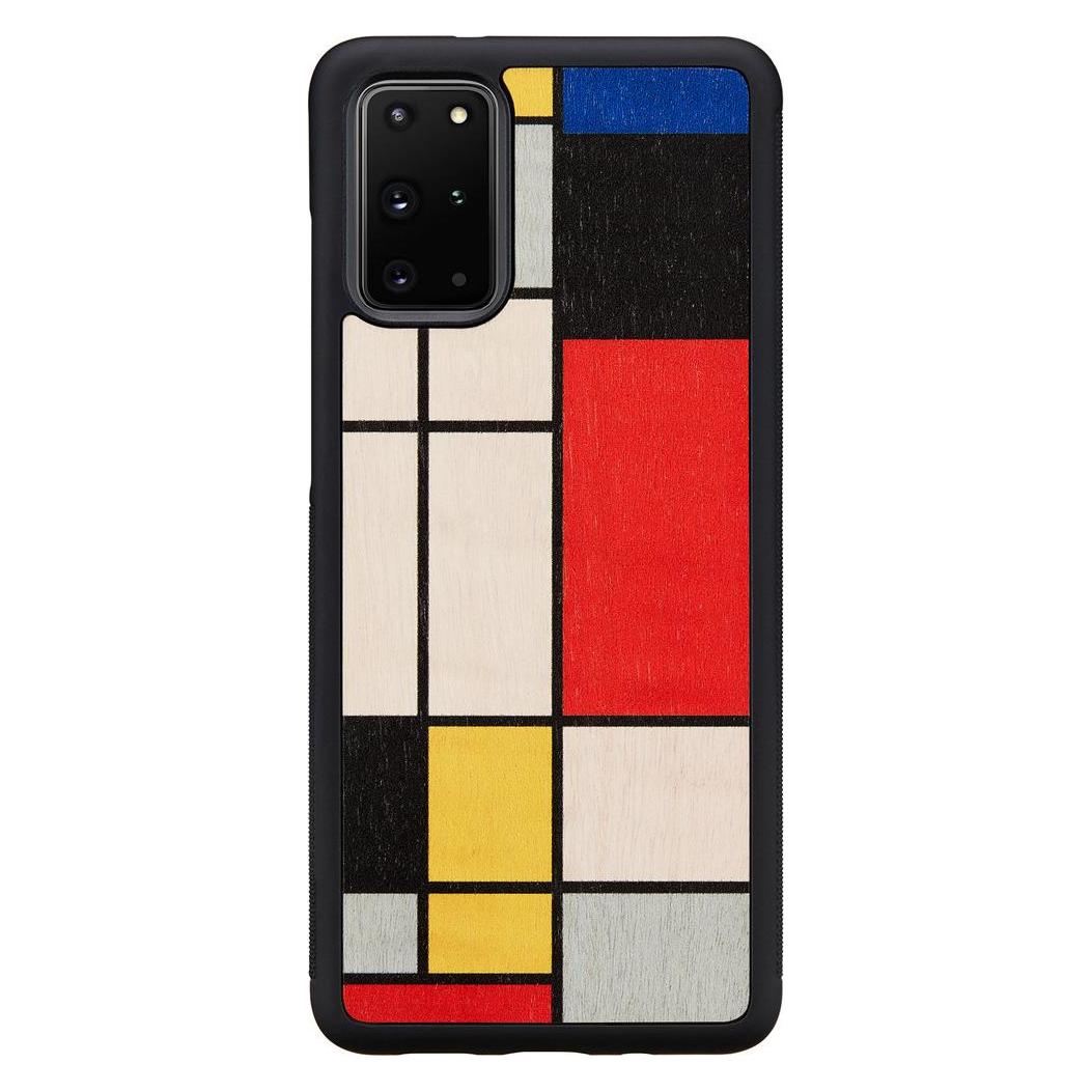 Man&Wood case for Galaxy S20+ mondrian wood black (Samsung Galaxy S20+) (1000001196)