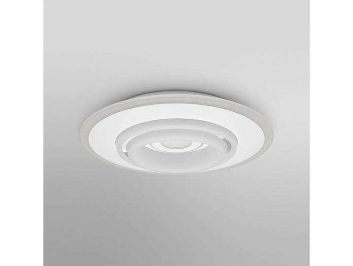 LEDVANCE SMART+ Smart Home Deckenleuchte Orbis Rumor, dimmbar, weiß / opal, für Flurbereich, Metall, Modern